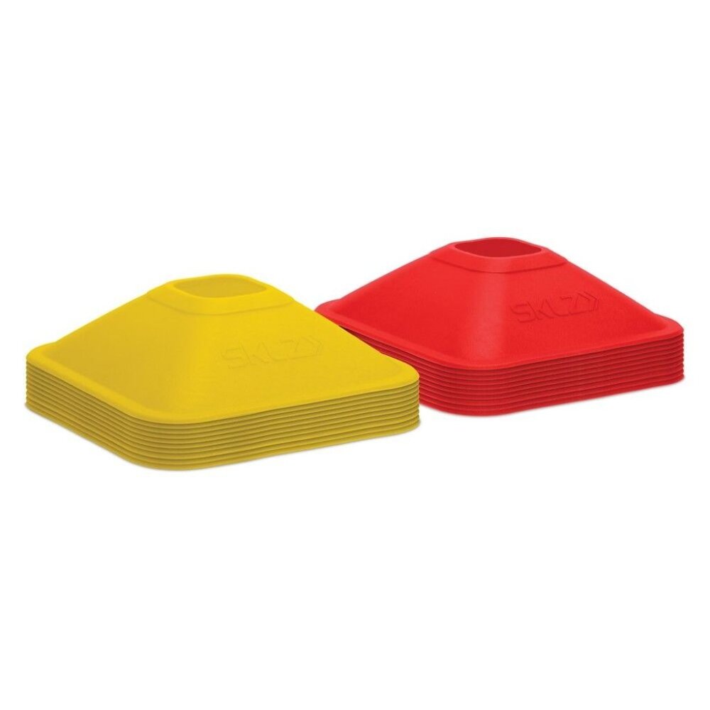 SKLZ Mini Cones Marker 20 Pk Red Yellow Soccer Football Training Field Equipment